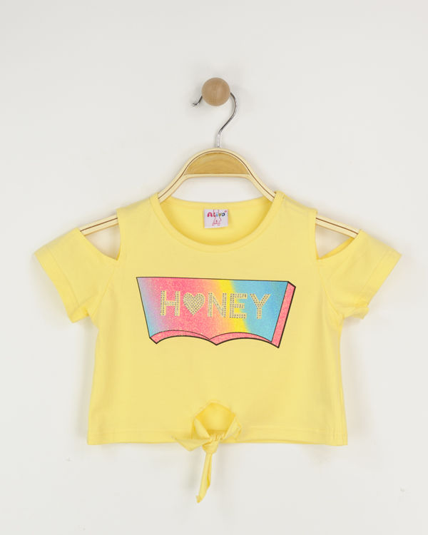 Picture of PT2420 GIRLS SLEEVELESS TOP WITH KNOT